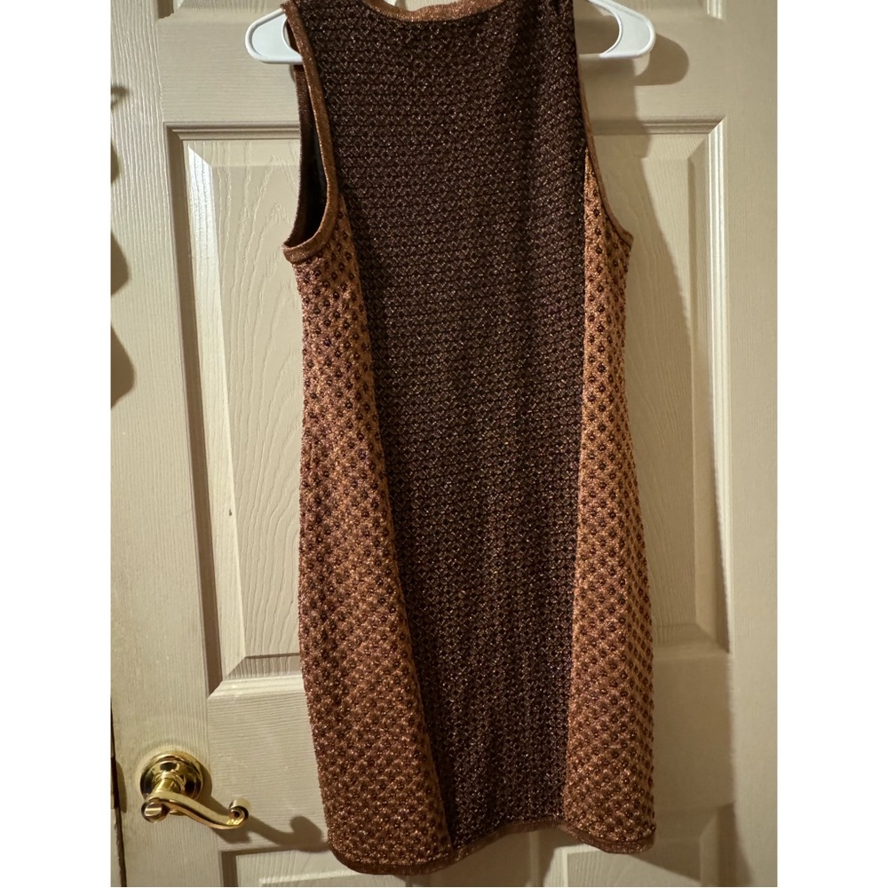 Bronze and Black dress